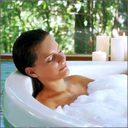 Ванна с морской солью