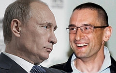 Владимир Путин и Сергей Медведев. Коллаж © KM.RU