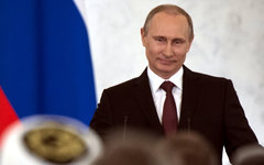 Владимир Путин во время выступления в Кремле © РИА Новости, Сергей Гунеев