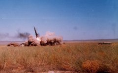 Пуск ракеты 9М79 комплекса «Точка-У». Фото с сайта wikipedia.org