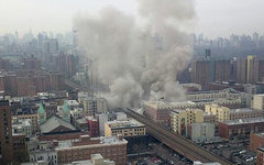 Взрыв в Манхеттене. Фото из Твиттера @orangeadnan