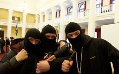 Бойцы «Правого сектора». Фото из официальной группы движения «ВКонтакте»