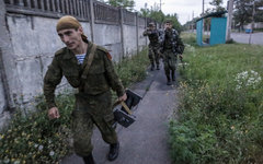 Бойцы народного ополчения © РИА Новости, Андрей Стенин