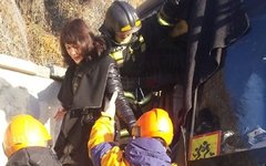 Фото: МЧС Приморский край Эвакуация пассажиров во Владивостоке