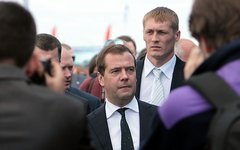 © KM.RU, Алексей Белкин Председатель Правительства РФ Дмитрий Медведев © KM.RU, Алексей Белкин