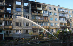Взрыв дома. Бронницы, Подмосковье Взрыв дома. Бронницы, Подмосковье