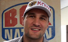 Сергей Ковалев. Кадр канала Box Nation