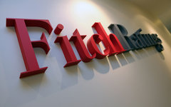 Логотип рейтингового агентства Fitch Ratings © РИА Новости, Владимир Песня