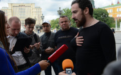 Лидер православного движения "Божья воля" Дмитрий Цорионов-Энтео © РИА Новости, Владимир Вяткин