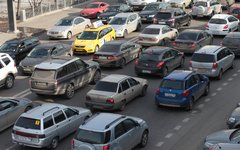 © KM.RU, Алексей Белкин Автомобильная пробка © KM.RU, Алексей Белкин