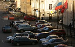 © KM.RU Парковка в центре Москвы © KM.RU