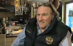 Жерар Депардье. Стоп-кадр телеканала Notele