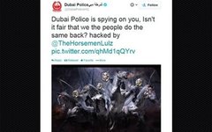 Скриншот страницы полиции Дубая в Twitter Скриншот страницы полиции Дубая в Twitter
