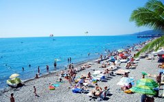 Сочинский пляж. Фото с сайта garmonia-sochi.ru Сочинский пляж. Фото с сайта garmonia-sochi.ru