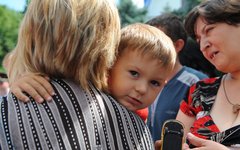 Беженцы с юго-востока Украины. Фото с сайта adygheya.ru Беженцы с юго-востока Украины. Фото с сайта adygheya.ru