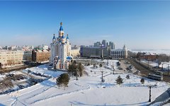 Хабаровск. Стоп-кадр с видео в YouTube Хабаровск