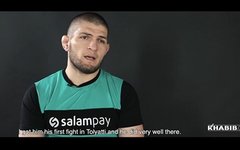 Хабиб Нурмагомедов. Стоп кадр видео Forbes