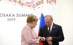 © Пресс-служба Кремля Встреча с канцлером Германии Ангелой Меркель © KM.RU, Пресс-служба Кремля