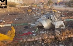 Скриншот с YouTube Крушение Boeing 737 МАУ в Иране