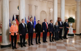 Встреча Дональда Трампа с Владимиром Зеленским и лидерами стран Европы в США